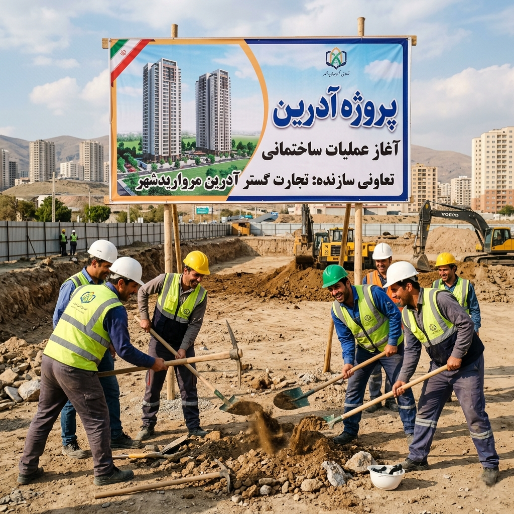 معرفی پروژه آدریـــن تعاونی تجارت گستر آدرین مرواریدشهر