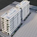 نمای 3d پروژه نارنجستان 1 کوهک منطقه 22