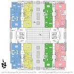 پلان نقشه کلی پروژه میلان مروارید 3