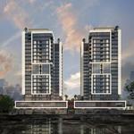 نمای برج های تندیس اقاقیا