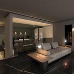 نمای 3D مشاعات پروژه تندیس اقاقیا