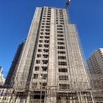 مراحل انجام نما و نازک کاری پروژه آفتاب مهتاب نفت-زمستان 1403