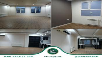 130 متر / دو خواب / خوش نقشه / کف پارکت / تک واحدی