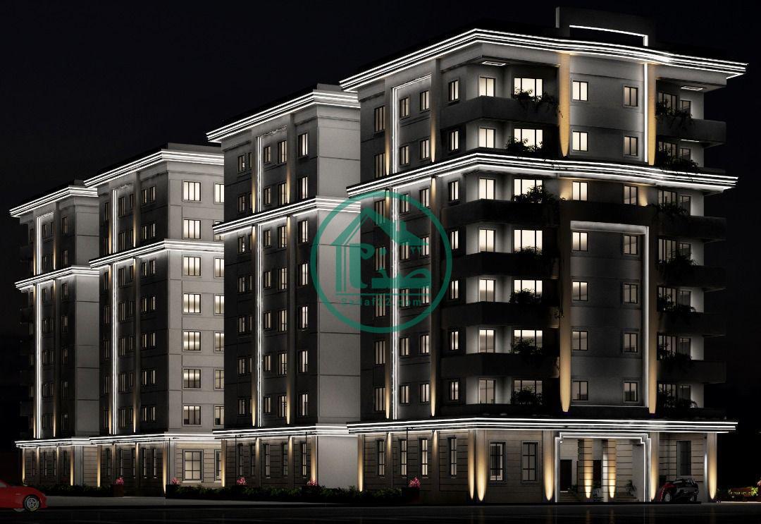 نمای 3d شب پروژه نارنجستان 1 کوهک منطقه 22