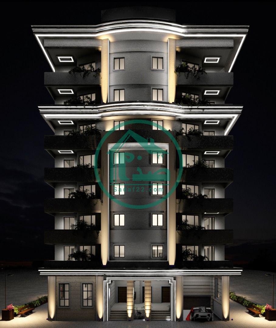 نمای 3d شب پروژه نارنجستان 1 کوهک منطقه 22