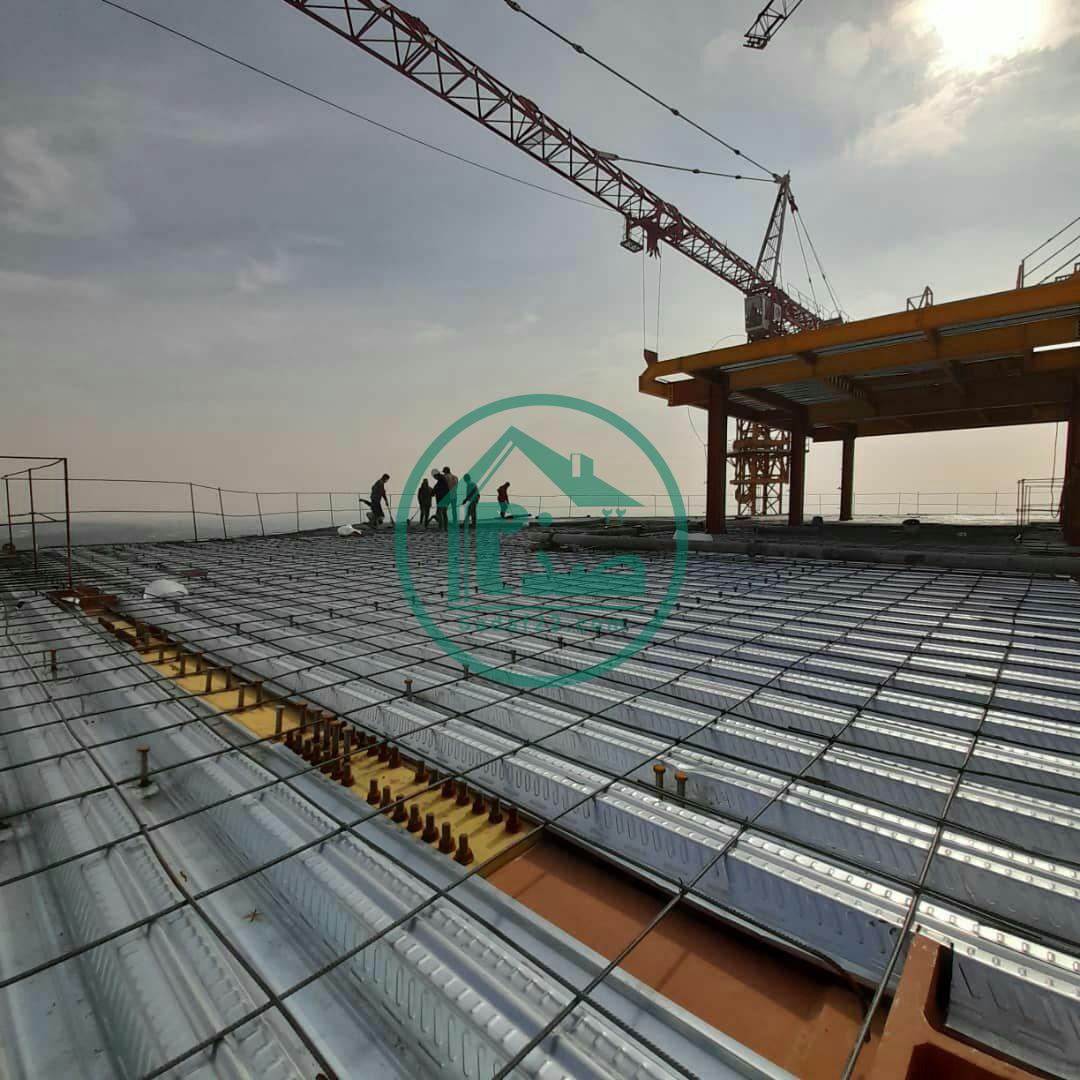 اسکلت برج نیرو زمینی شهرک چیتگر