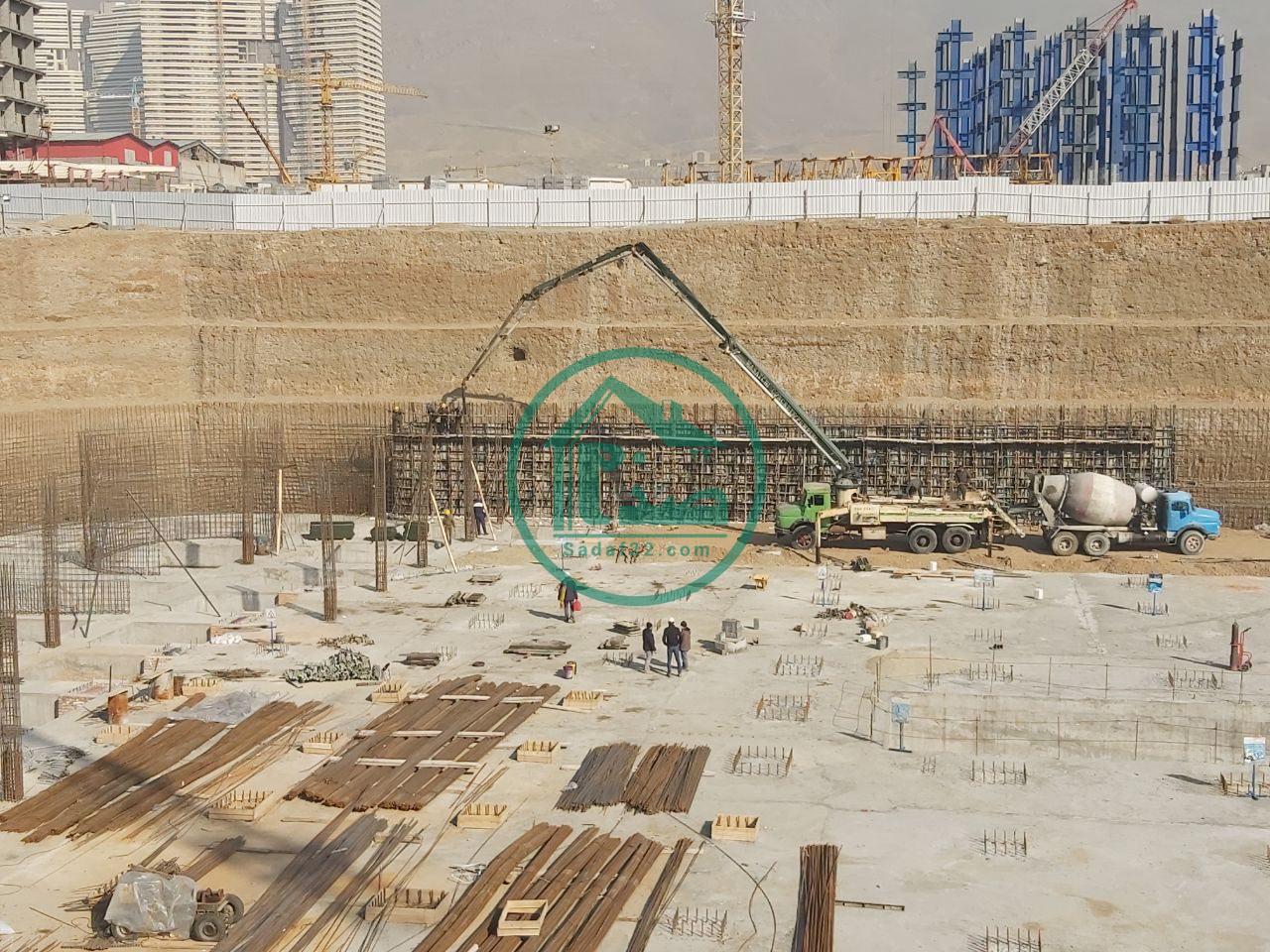 فونداسیون پروژه نارنج 8 پهنه c شهرک امام رضا چیتگر