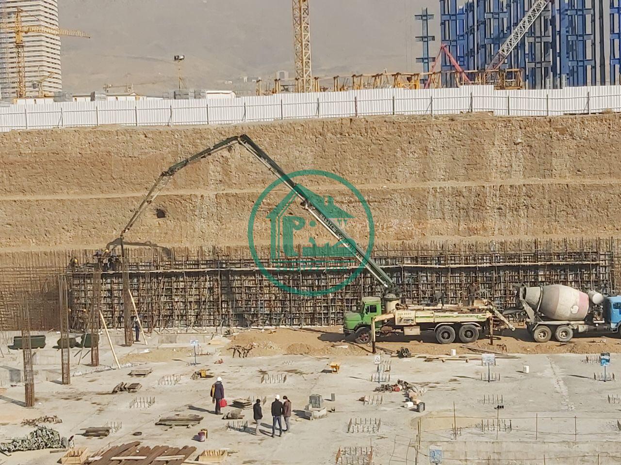 فونداسیون پروژه نارنج 8 پهنه c شهرک امام رضا چیتگر