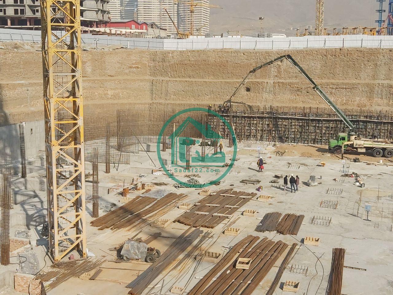 فونداسیون پروژه نارنج 8 پهنه c شهرک امام رضا چیتگر