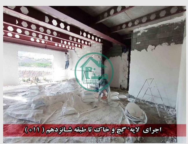 پیشرفت پروژه شهید همدانی