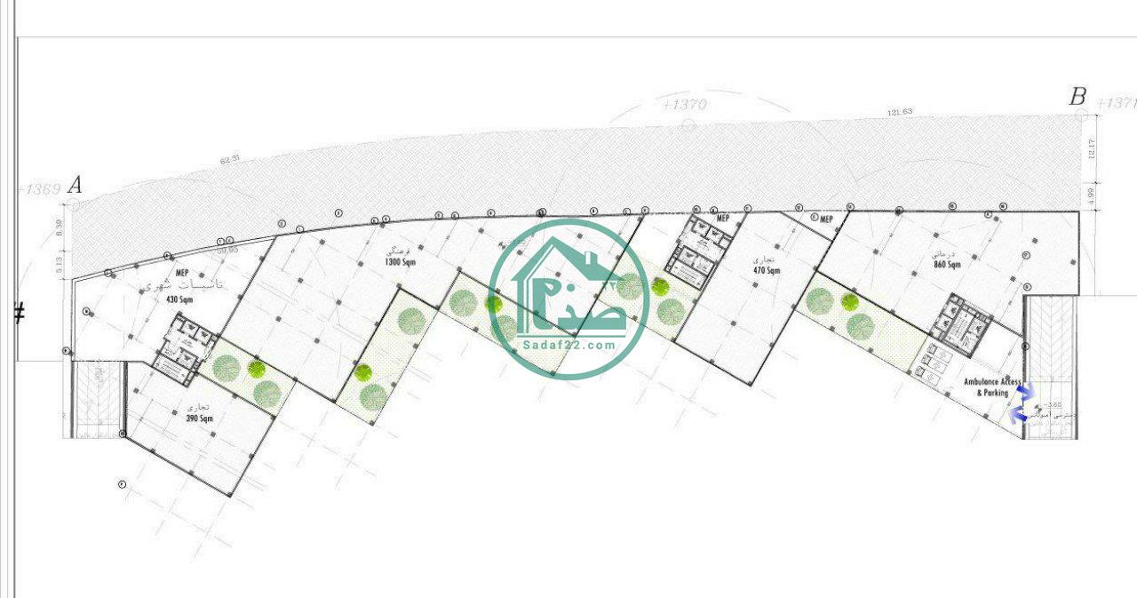نقشه پروژه شمشاد سایت پارک