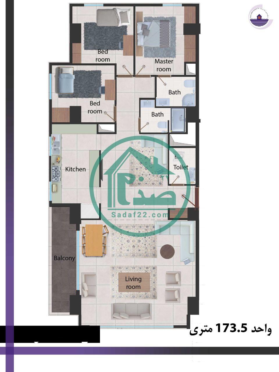 پلان واحدهای پروژه میلان