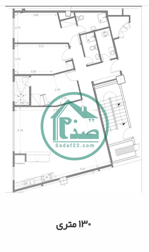 نقشه واحدهای پروژه مرجان