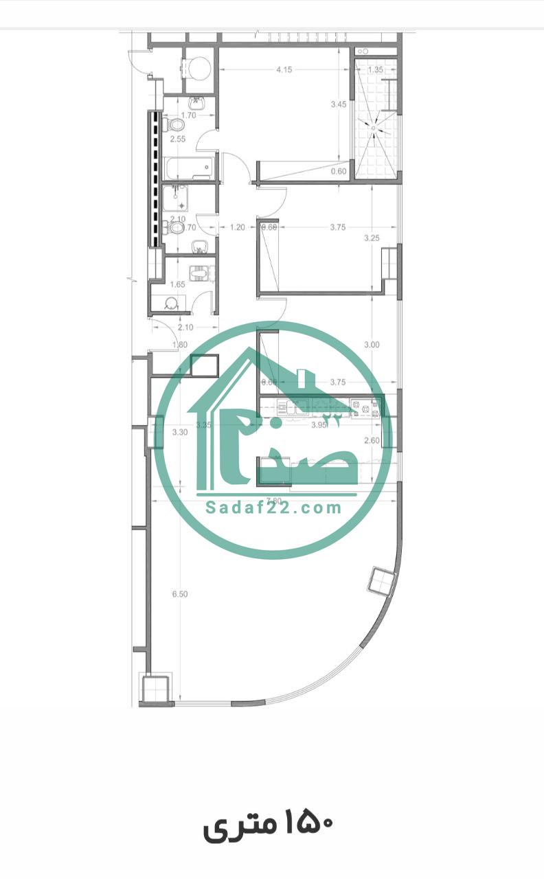 نقشه واحدهای پروژه مرجان