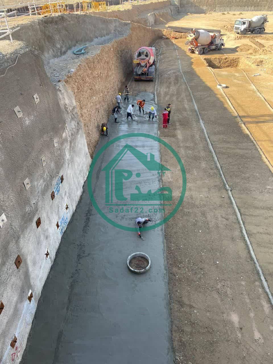 بتن ریزی پروژه نیکان