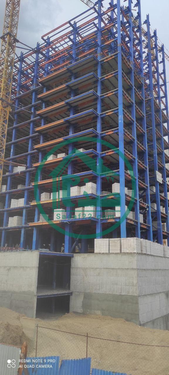 اسکلت فلزی برج پزشکان 1 S8