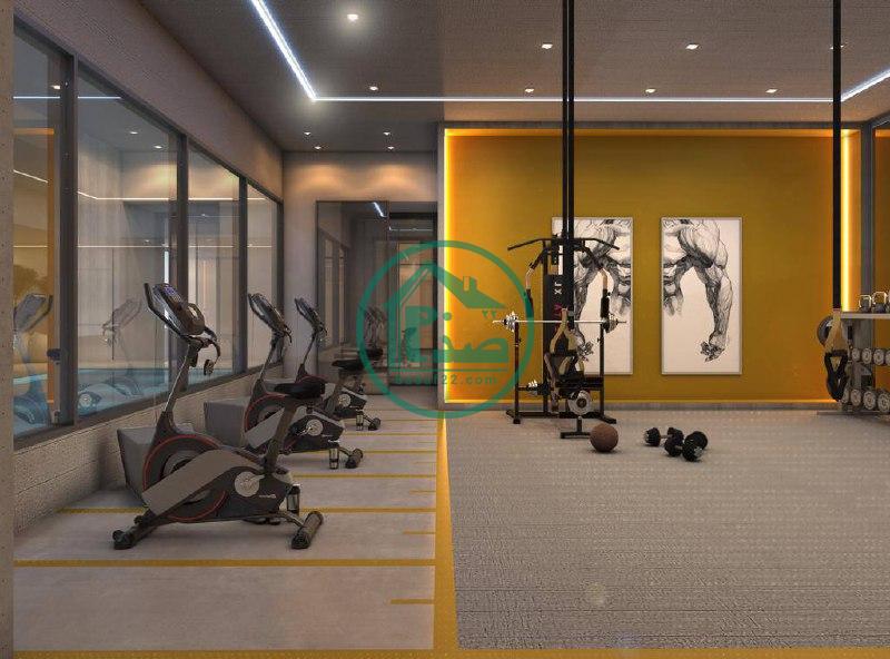 نمای 3D مشاعات پروژه تندیس اقاقیا