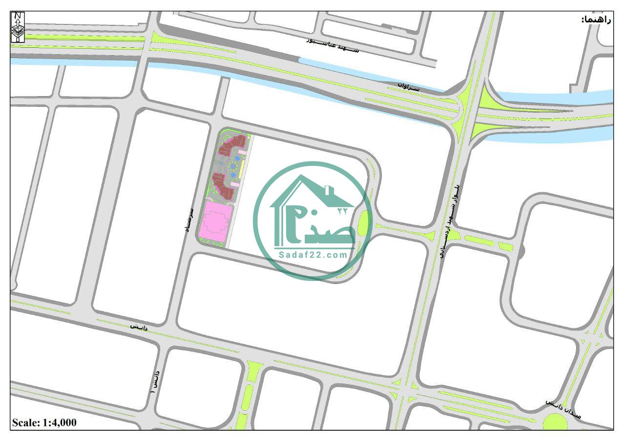 موقعیت مکانی برج های ونوس هوم لند
