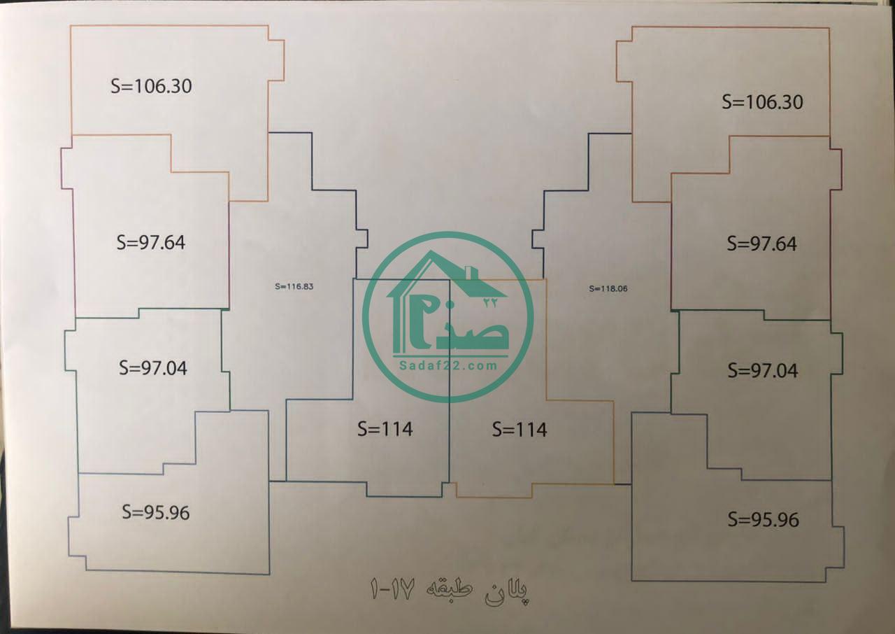 پلان طبقات پروژه هزاره سوم