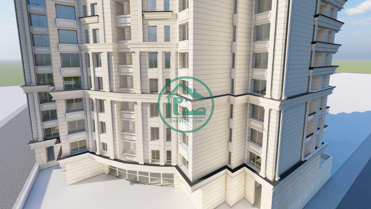 نمای پروژه ونوس هوم لند شهرداری منطقه 22