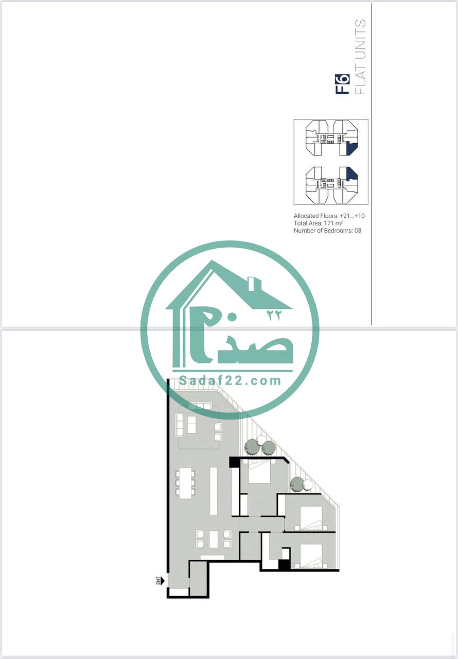 نقشه واحدهای پروژه چهاردخت لوتوس دریاچه