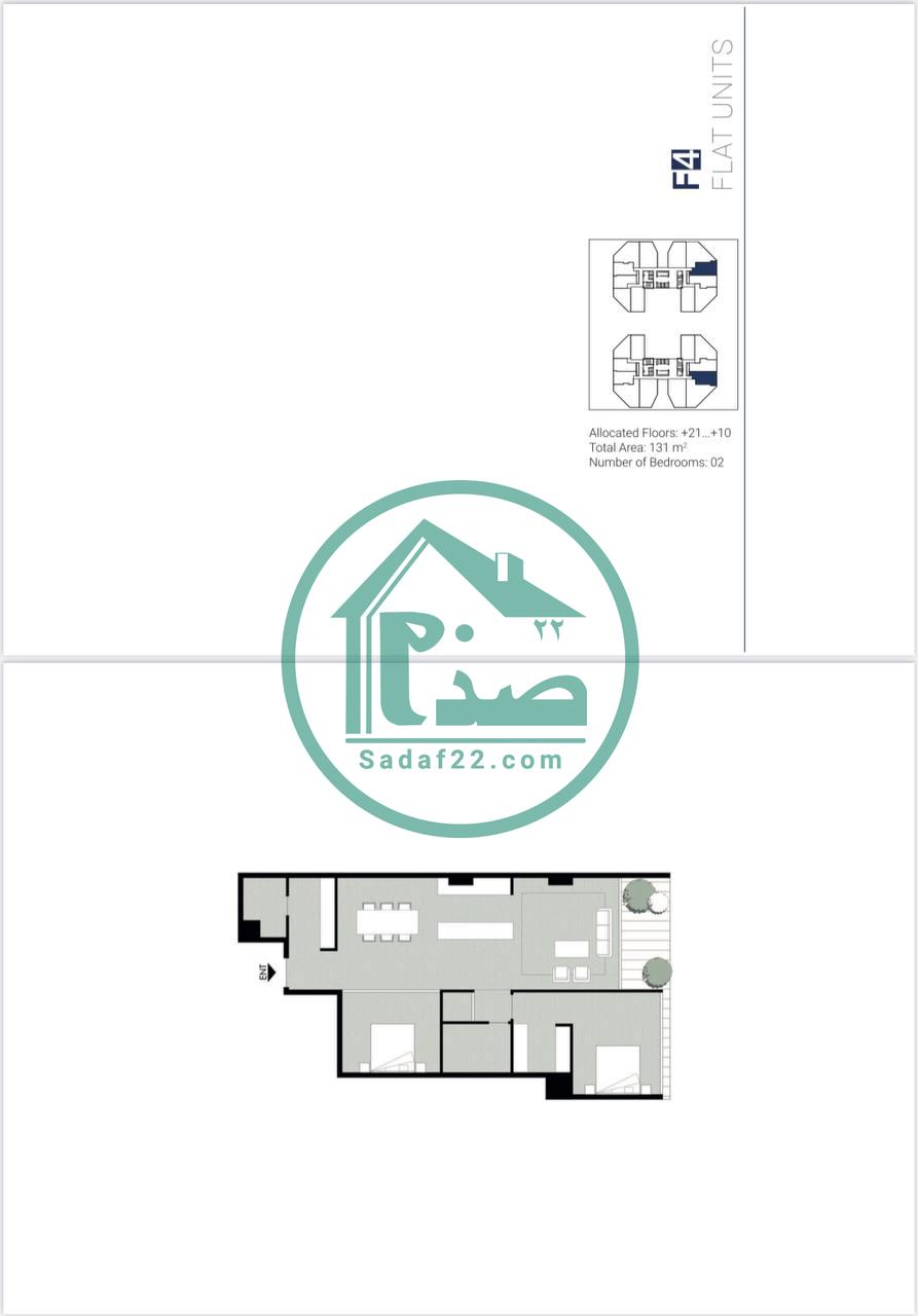 نقشه واحدهای پروژه چهاردخت لوتوس دریاچه