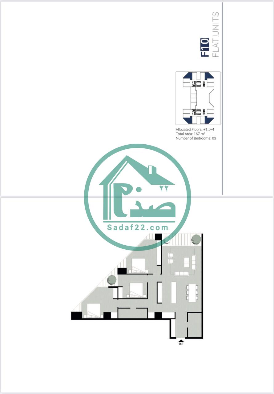 نقشه واحدهای پروژه چهاردخت لوتوس دریاچه