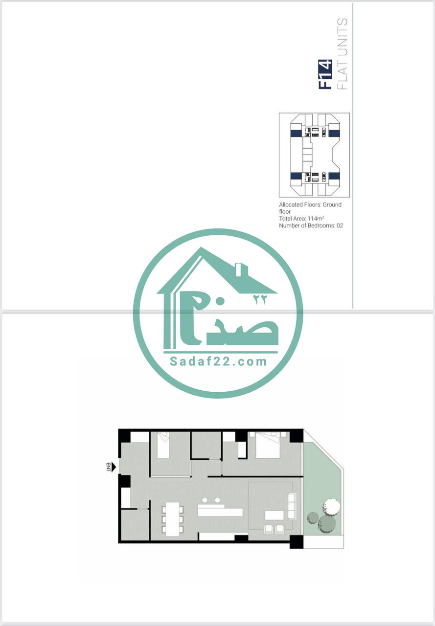 نقشه واحدهای پروژه چهاردخت لوتوس دریاچه