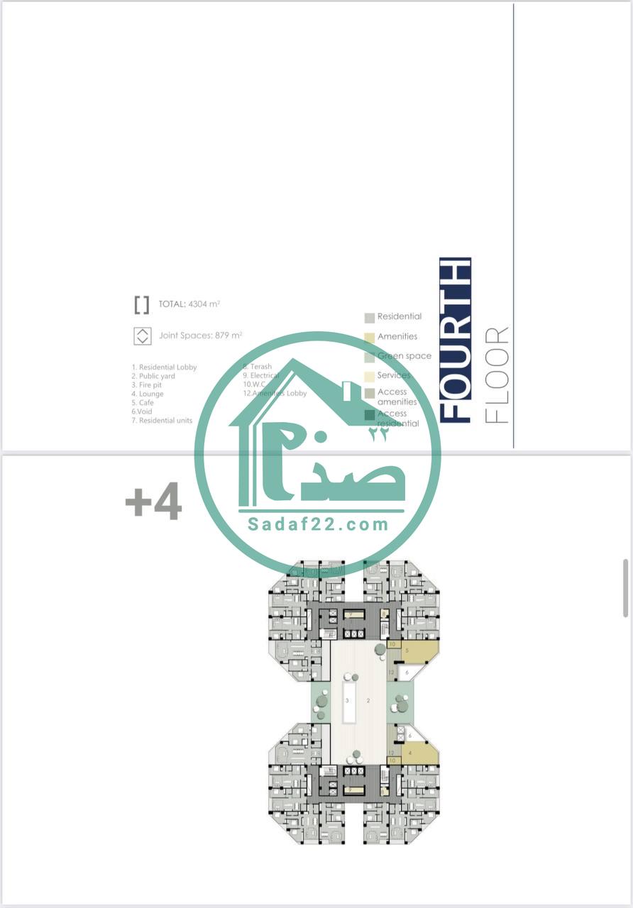 نقشه واحدهای پروژه چهاردخت لوتوس دریاچه