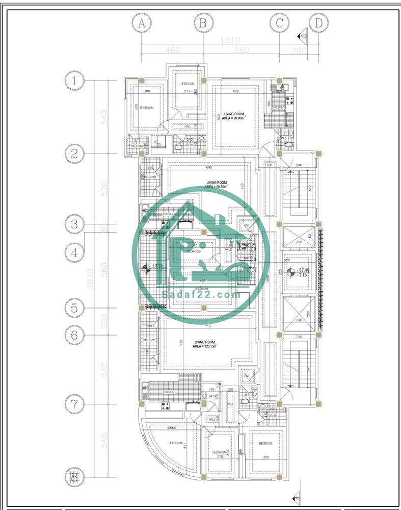 پلان پروژه صبا گلستان شرکت صبا نفت