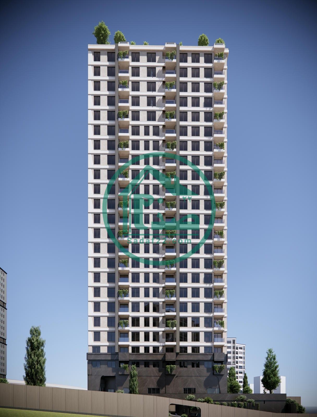 نمای 3D پروژه هزاره سوم 2 تعاونی انبوه سازی کیان