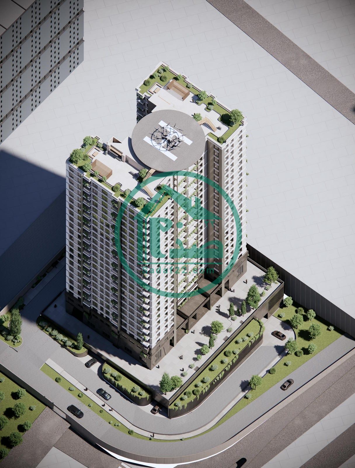 نمای 3D پروژه هزاره سوم 2 تعاونی انبوه سازی کیان