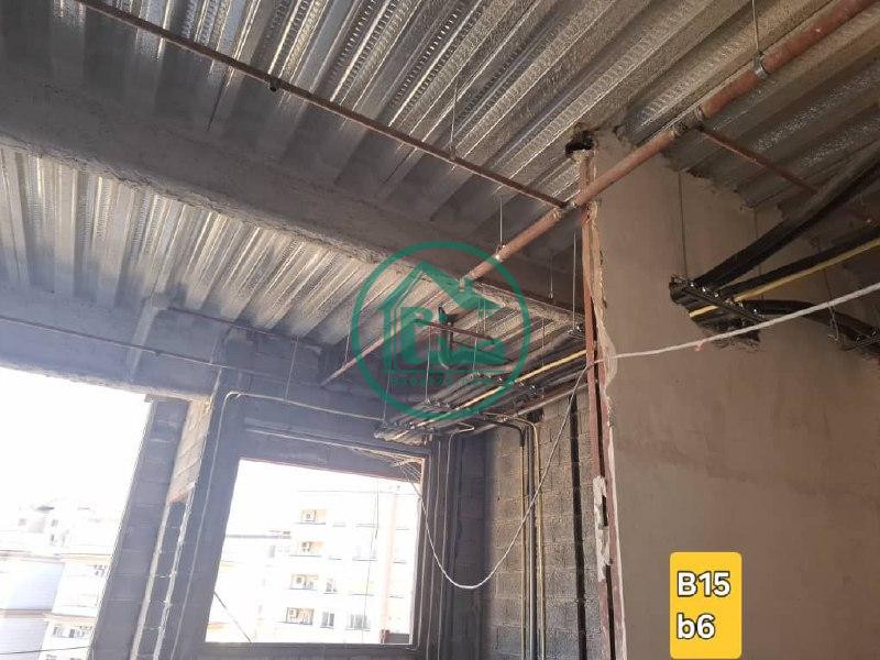 مراحل انجام نما و نازک کاری پروژه آفتاب مهتاب نفت-زمستان 1403