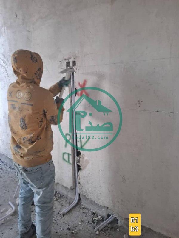 مراحل انجام نما و نازک کاری پروژه آفتاب مهتاب نفت-زمستان 1403