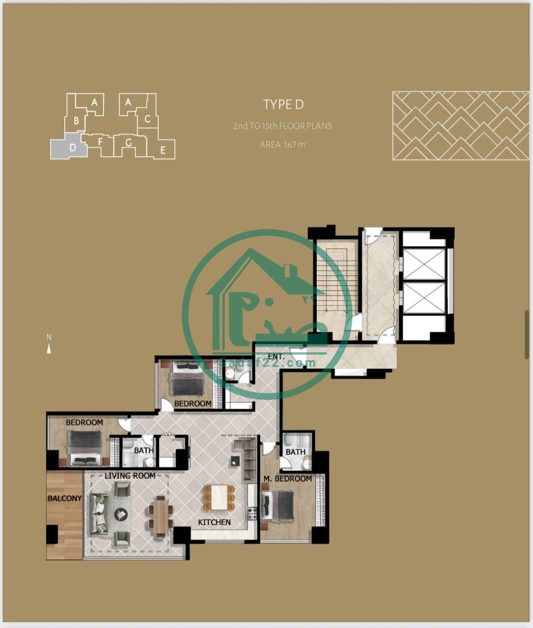 پلان جدید واحدهای پروژه امپریال پالاس کوهک