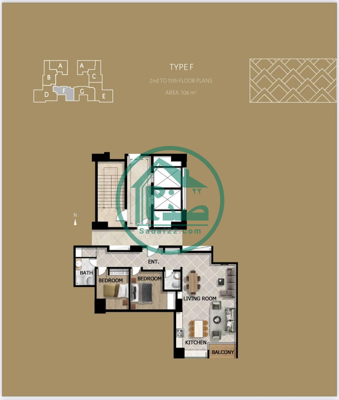 پلان جدید واحدهای پروژه امپریال پالاس کوهک