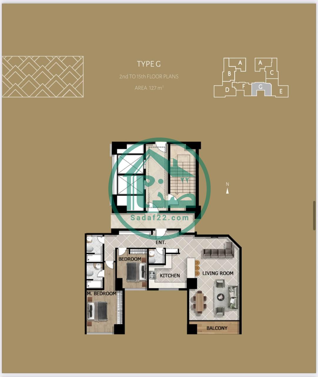 پلان جدید واحدهای پروژه امپریال پالاس کوهک