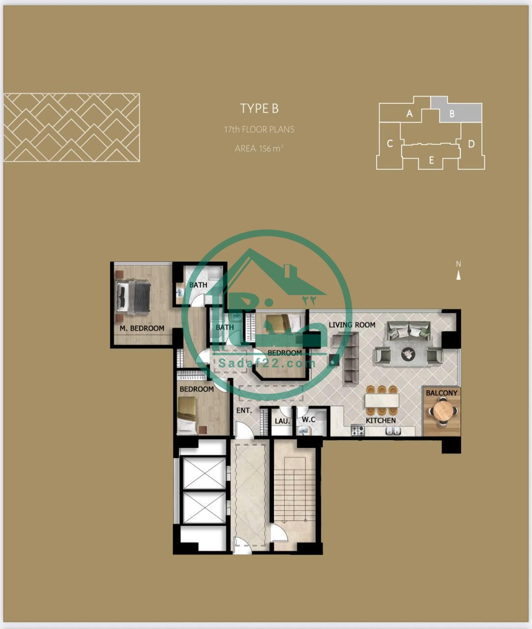 پلان جدید واحدهای پروژه امپریال پالاس کوهک