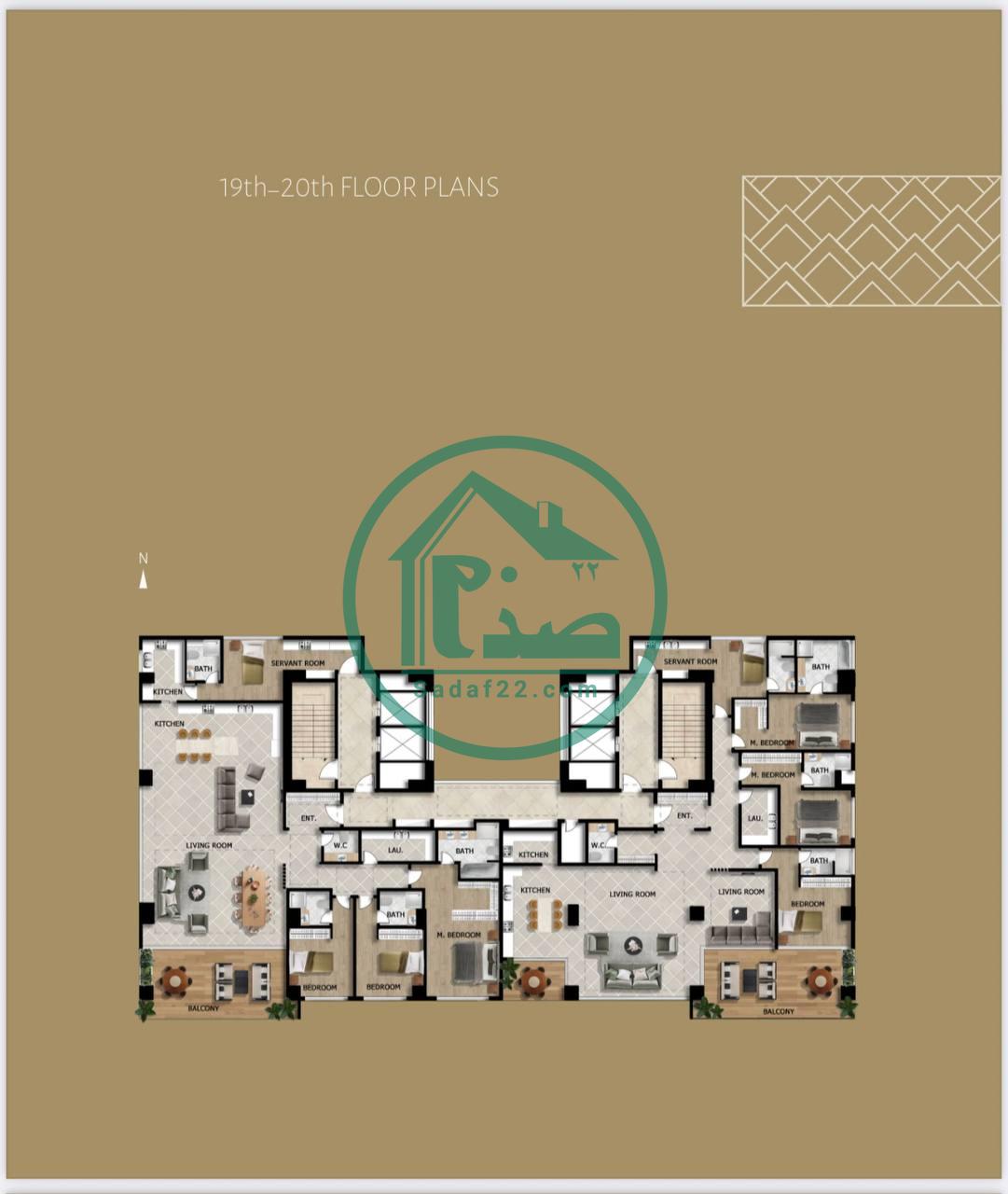 پلان جدید واحدهای پروژه امپریال پالاس کوهک