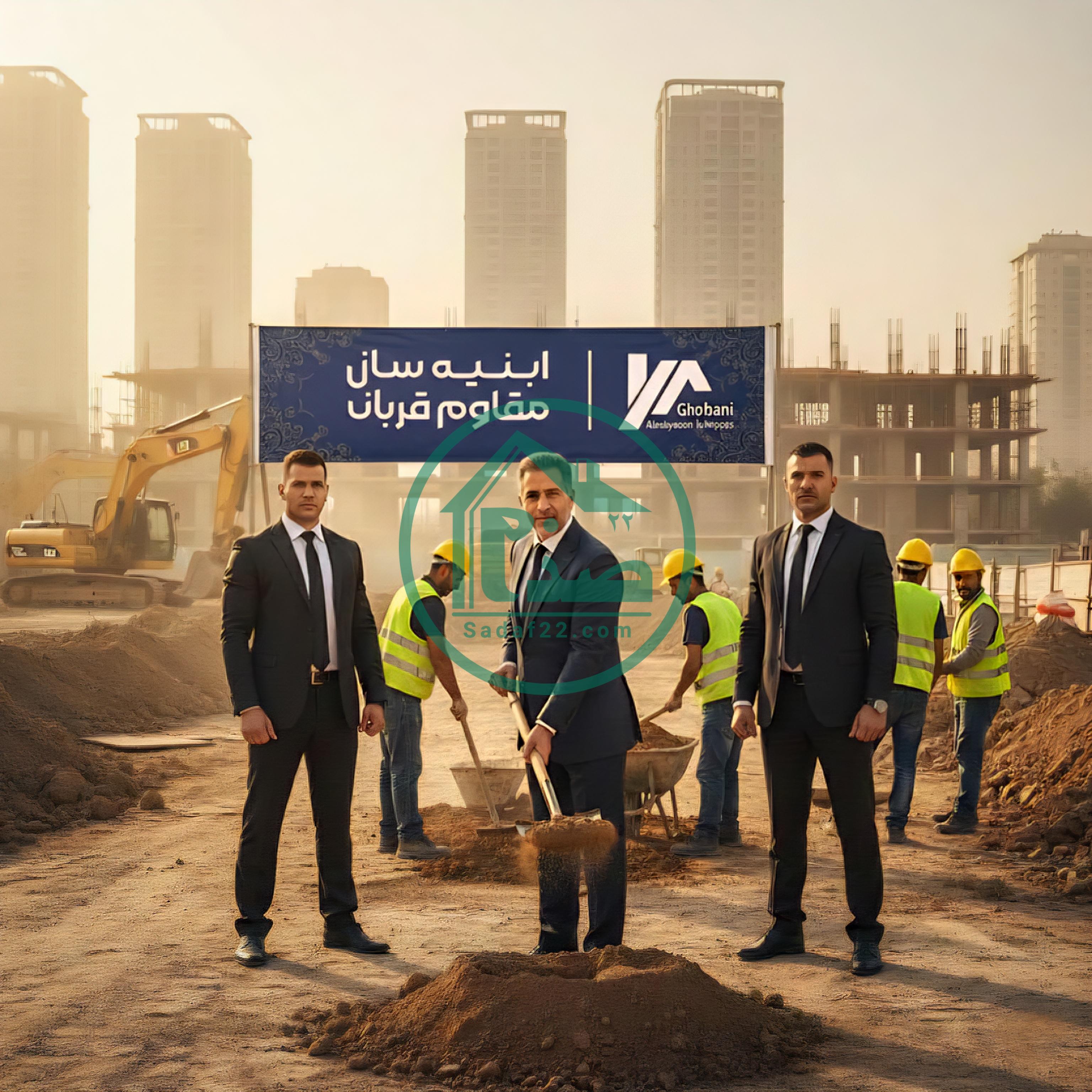 شروع عملیات گودبرداری پروژه رونیکا پالاس مرزداران-23 آذر 1404