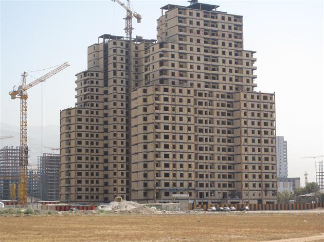 برج رضوان در حال ساخت سال 95