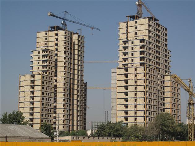 برج رضوان در حال ساخت سال 95