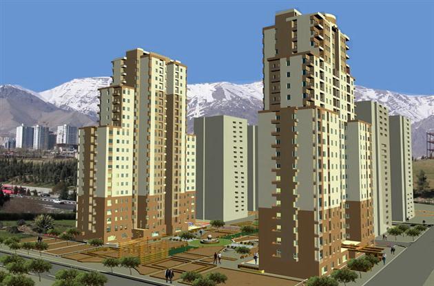 برج رضوان در حال ساخت سال 95