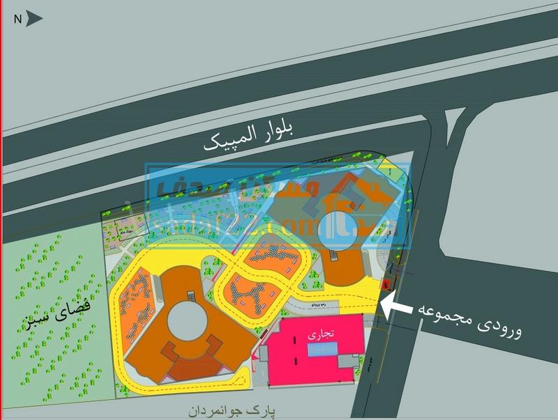 پلان طبقات سپهر پردیس المپیک