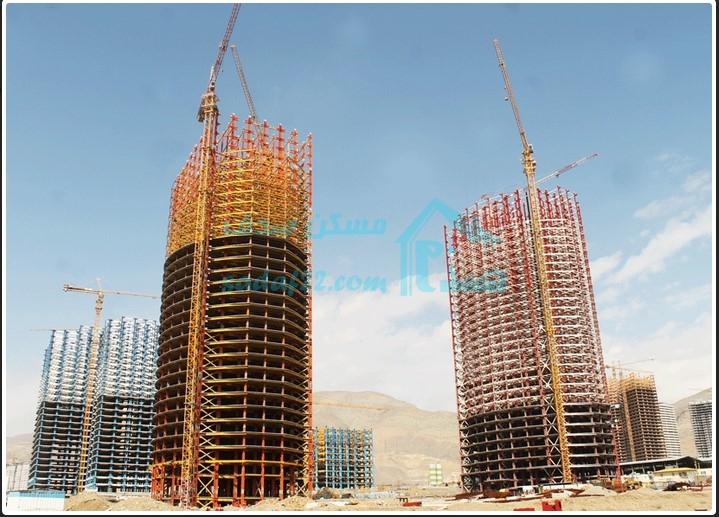 اسکلت برج نیرو زمینی اول و دوم شهرک چیتگر