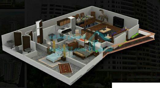 پلان نقشه پروژه رادین بلوار کوهک